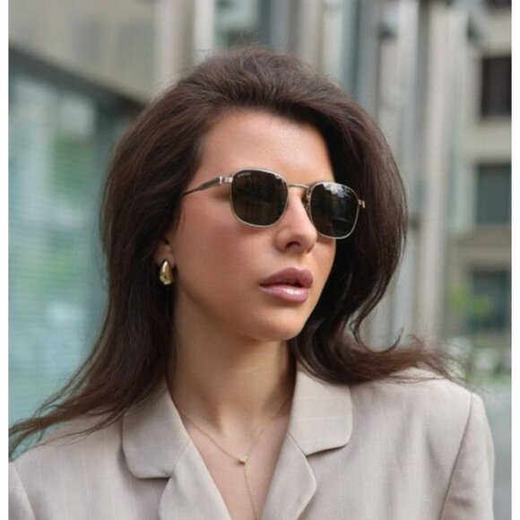 NEW GUCCI SUNGLASSES GG1876S 003 SILVER/GRAY WOMEN EYEWEAR GUCCI main image 6